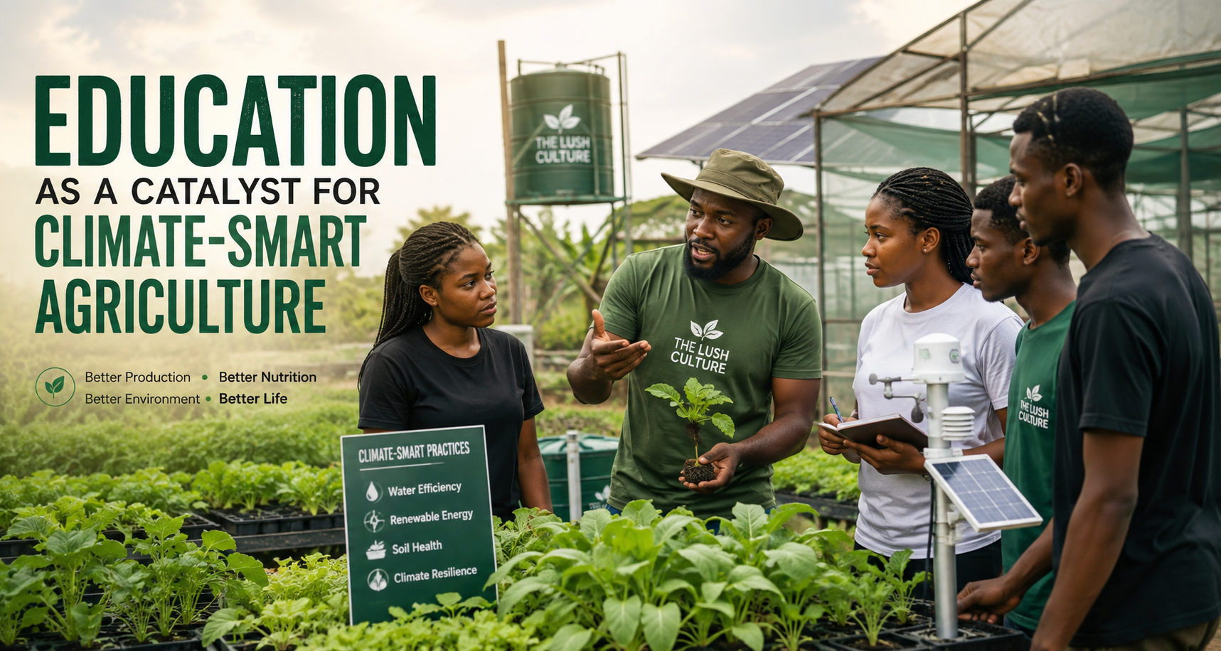 Education as a catalyst for Climate Smart Agriculture